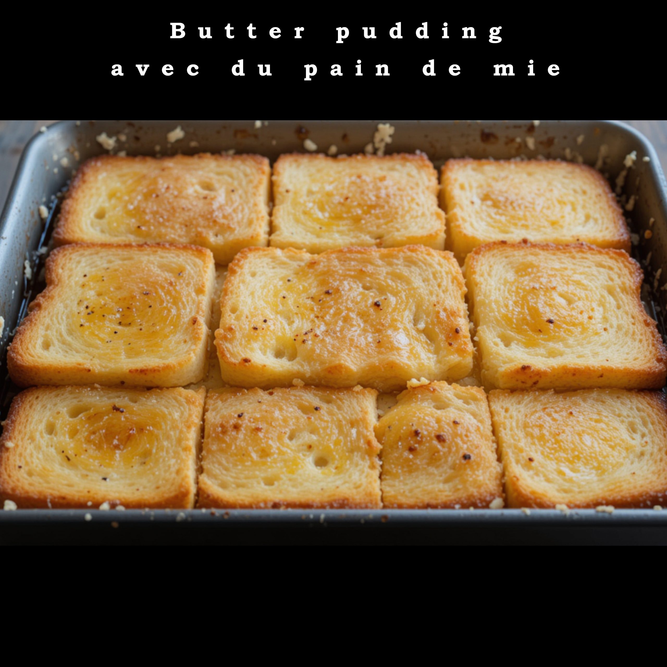 Une recette de pudding au pain au beurre appรฉtissante, prรฉsentant un dรฉlicieux mรฉlange de textures et de saveurs pour une friandise satisfaisante.