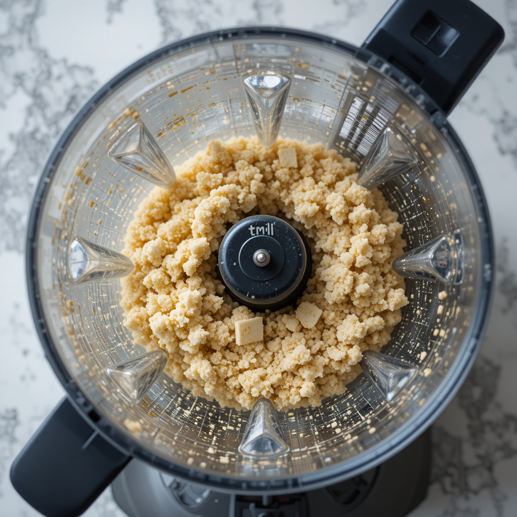 mixer with bread crumbs
